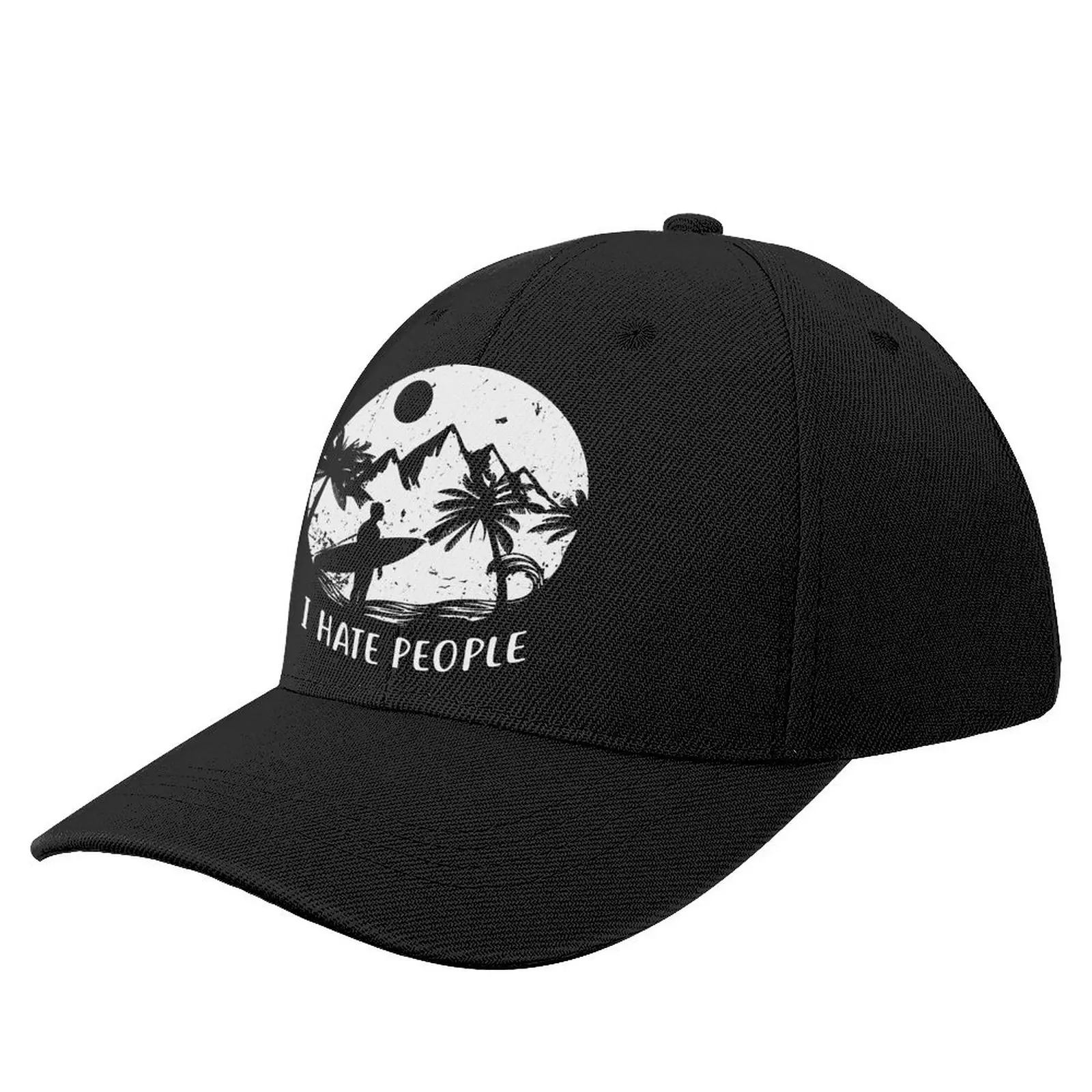 

I Hate People Baseball Cap Hipster Polyester Custom Baseball Hat Streetwear Hiphop Wholesale Cap