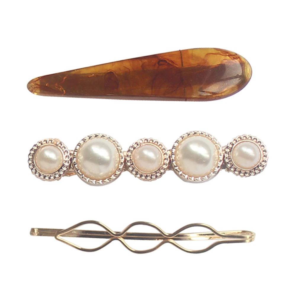 Модные мраморные шпильки для волос в романтическом стиле романтичные