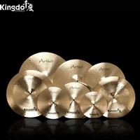 kingdo professional b20 artist modern series 5pcs cymbals for drums 14161820