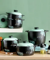 household gas ceramic soup pot casserole soup pot fire heat resistant hotpot kitchen pots cooking pot 2 53 54 556l
