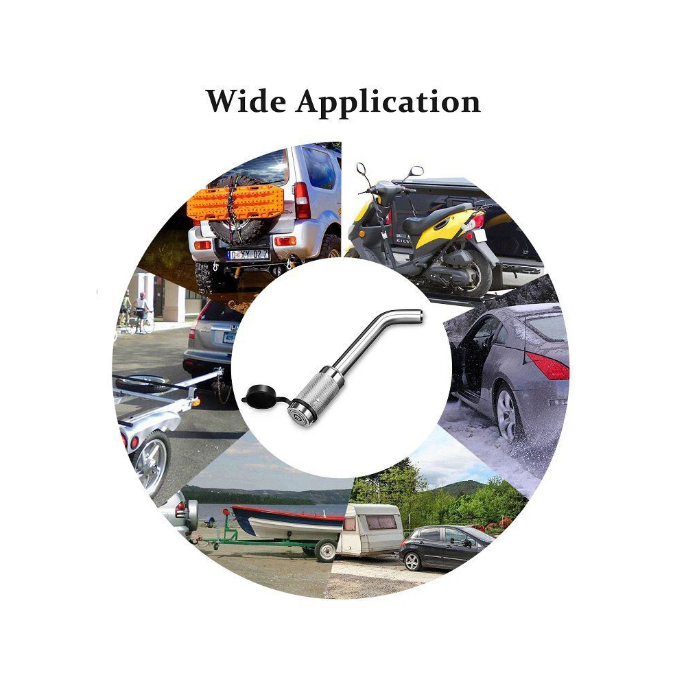 

Locking Hitch Pin Trailer Coupler Lock Set Truck Trailer Receiver Lock Security Securely Attach Tow Ball Mount to Tow Bar