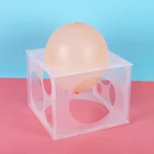 11 отверстий складной пластиковый шар размер r Коробка куб 2-10 дюймов Размер инструмент для измерения для дня рождения свадебные шары для украшения арки