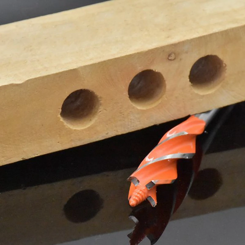 

8Pcs Woodworking High Speed Boring Bits 4 Flute Cut Drilling Tool Long Door Lock Hole Opener Deep Hole Reaming Bit