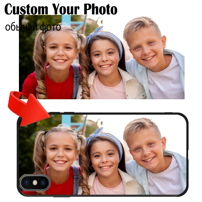 Custom Soft Phone Case DIY Personalized Picture For IPhone 5S 6 6S Plus 11 Pro XR XS MAX X 7 8 Customized Name Logo |