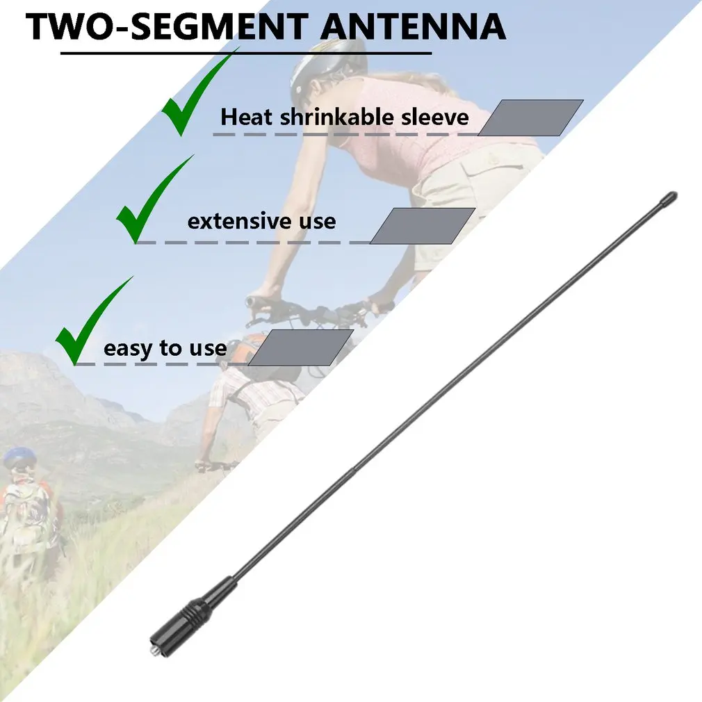 NA-771 SMA-Female Двухдиапазонная UV 144/430Mhz 10W антенна с высоким коэффициентом усиления