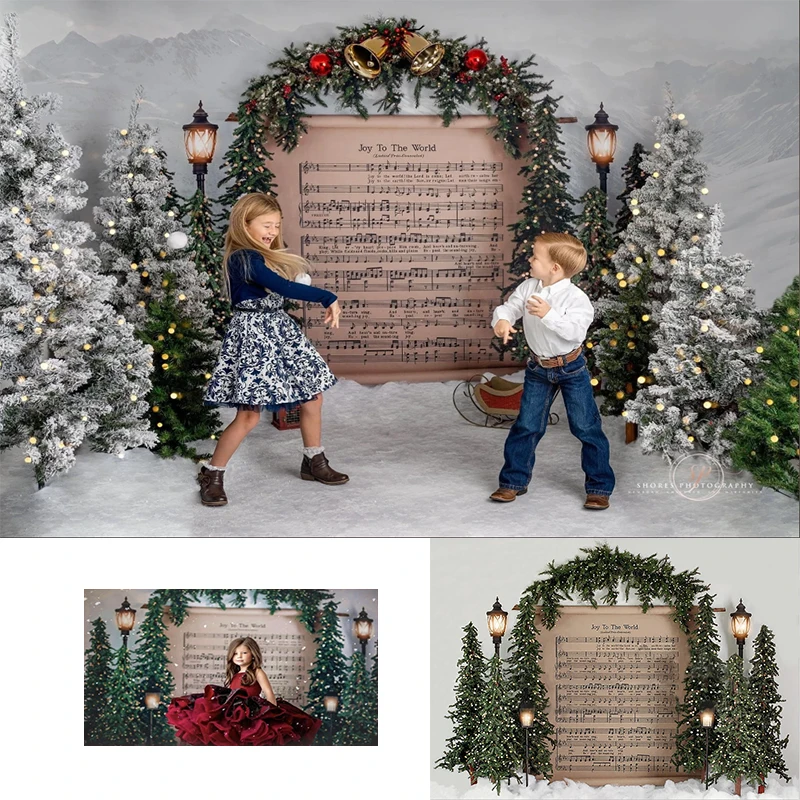 

Christmas Photography Backdrop Fireplace Winter Family Party Banner Background Christmas Tree Sock Wreath Photocall Photo Studio