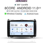 Беспроводной автомобильный DVD-плеер Carplay Android 11 для Mercedes Benz B200 Sprinter W906 W639 AB Class W169 W245 Viano Vito, стерео радио