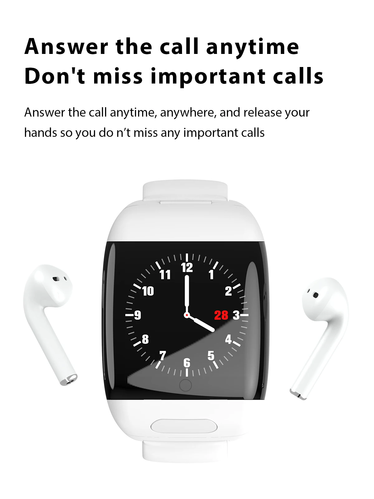 G36 TWS Смарт часы беспроводные наушники Bluetooth спортивные гарнитура для Iphone Xiaomi Samsung