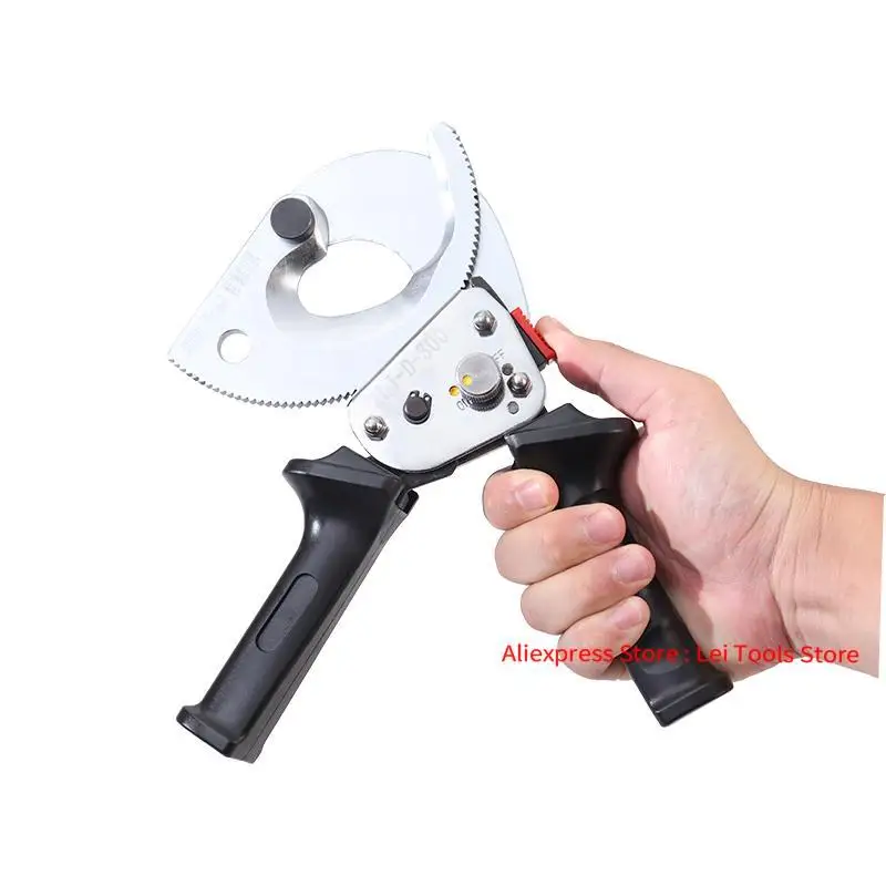 Резак для кабелей с храповым механизмом подходит резки медных/алюминиевых 300/500