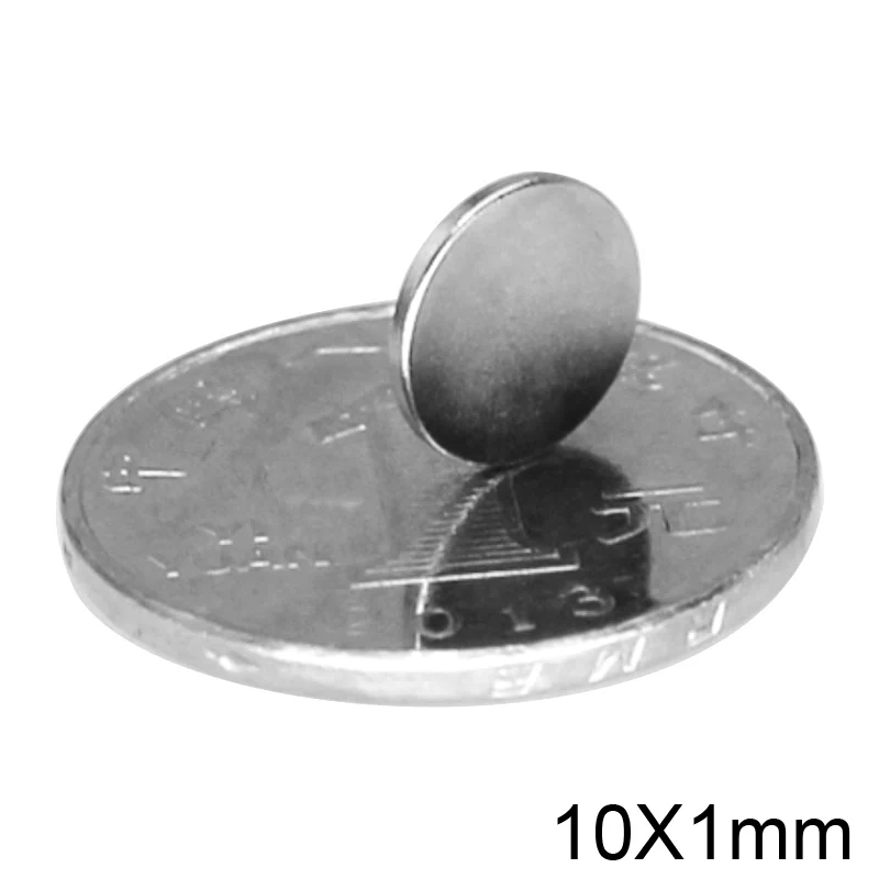 50~800PCS 10x1 mm Strong Neodymium Magnet 10mm X 1mm Permanent Magnet disc 10x1mm Powerful Magnetic Round Magnet 10*1 mm