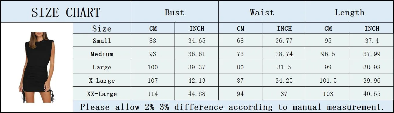 

60# Dress 2021 Elegant Summer Summer Solid Color Round Neck Sleeveless Sexy Tight Drawstring Dress Vetement Femme 2021