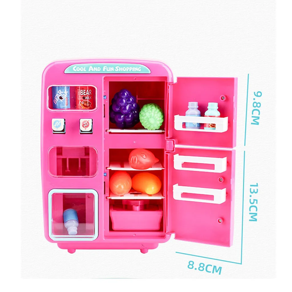 40 шт. кухонные игрушки Детский торговый автомат холодильник игрушечный подарок