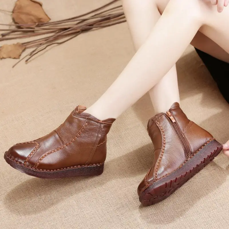 Новые женские ботинки ботильоны из натуральной кожи теплые зимние на меху зимняя