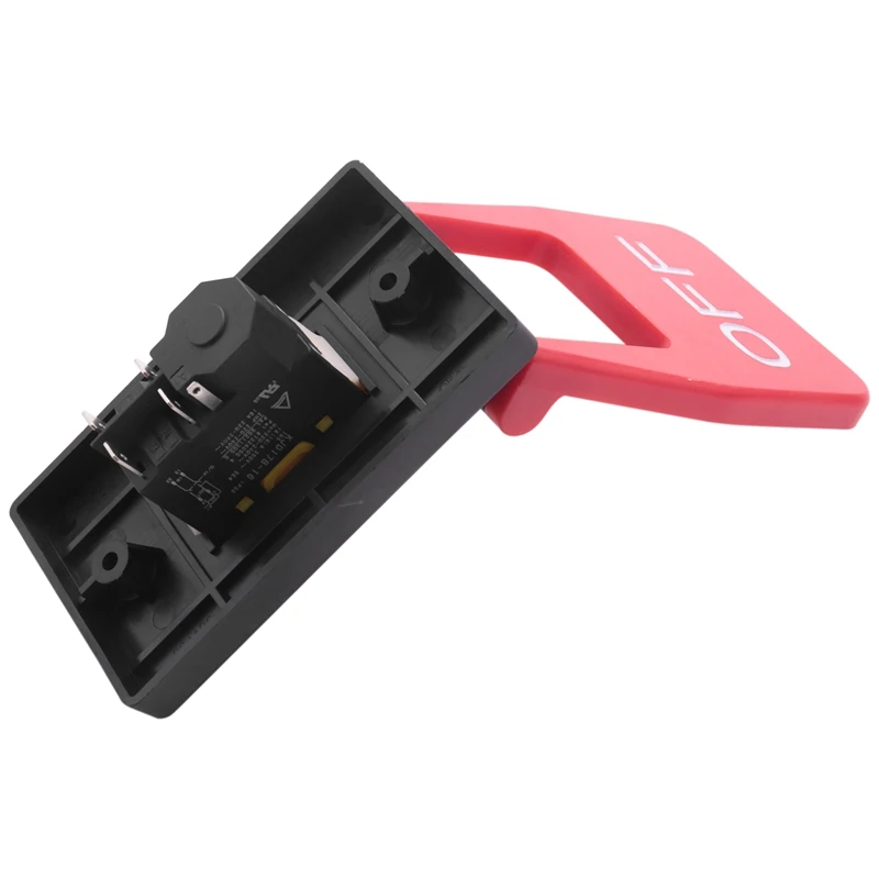 Off-On Red Cover Emergency Stop Push Button Switch 16A Power-Off/Undervoltage Protection Electromagnetic Start | Игрушки и хобби
