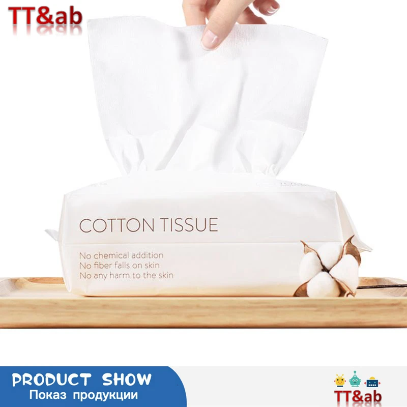 50/100 шт Одноразовые Уход за кожей лица Полотенца хлопок лицевые маски одноразовые