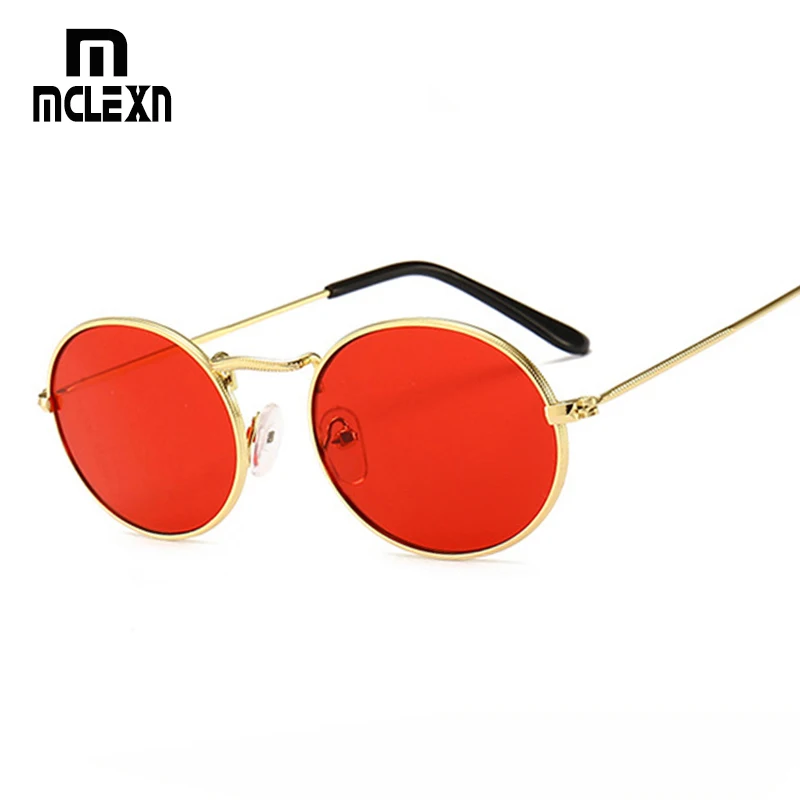 MCLEXN милые сексуальные ретро овальные солнцезащитные очки для женщин известный