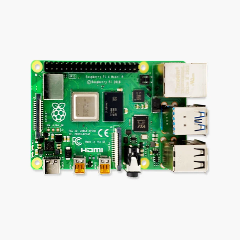 Плата для разработки Raspberry Pi 4 Model B 2 Гб ОЗУ ГБ 8 ядра ЦП 1 5 ГГц скорость 3 скорости