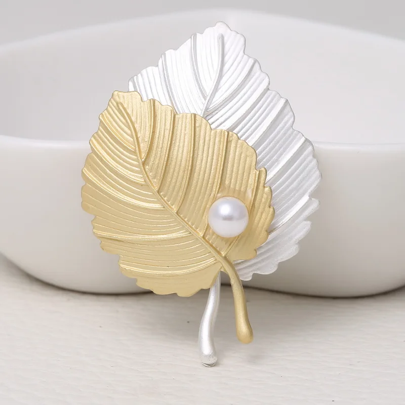 Новые модные аксессуары брошь темпераментные ювелирные изделия двойная