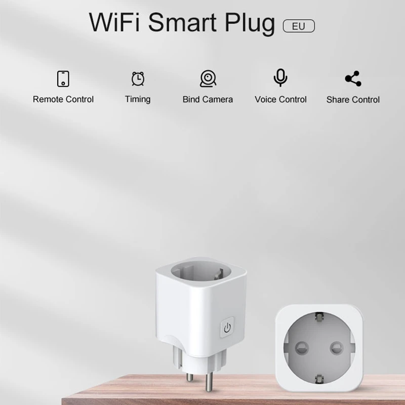 C338 смарт-разъем домашний Wi-Fi мини 10 А европейский стандарт голосовое управление