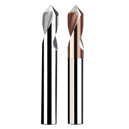 

2 Blades 90 Degree End Mill Carbide Tungsten Steel Center Cutter Drilling Chamfer Fixing Point Drill Positioning Centering Bit