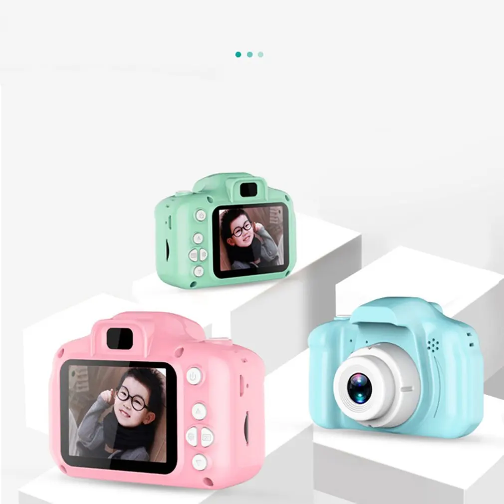 C3 Children Mini Camera Kids Educational Toys For Baby Gifts Birthday Gift Digital 1080P Projection SLR | Электроника