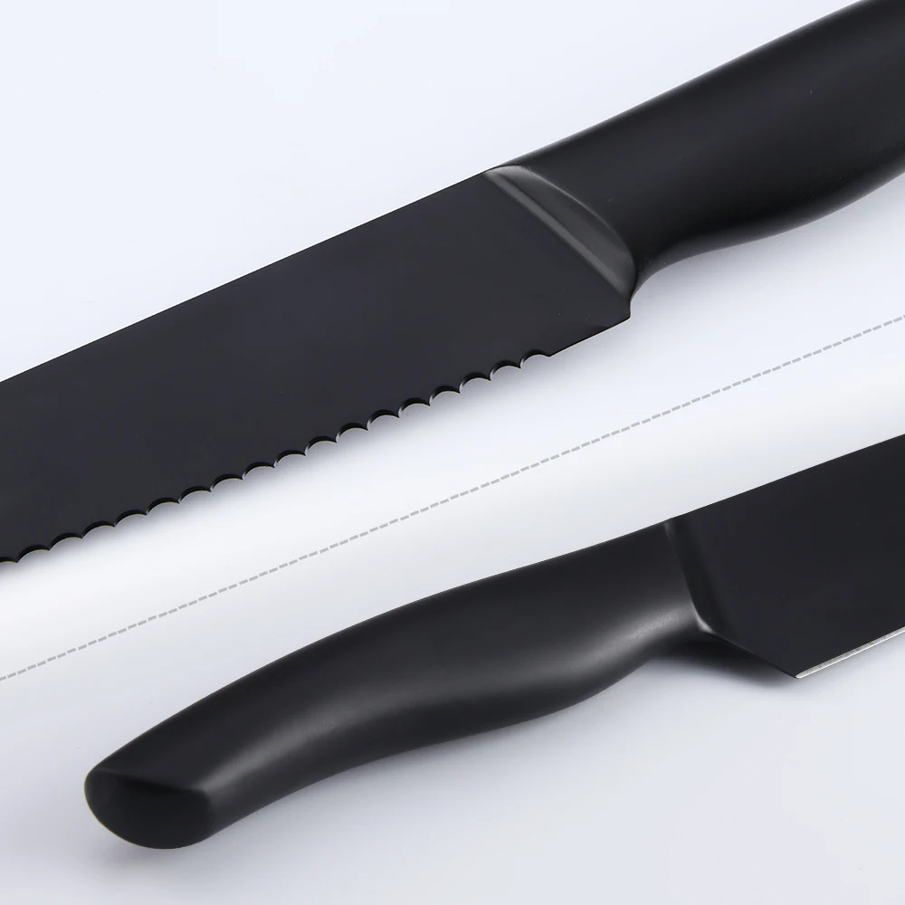 Набор кухонных ножей комплект из 12 резцов нержавеющей стали с острыми лезвиями