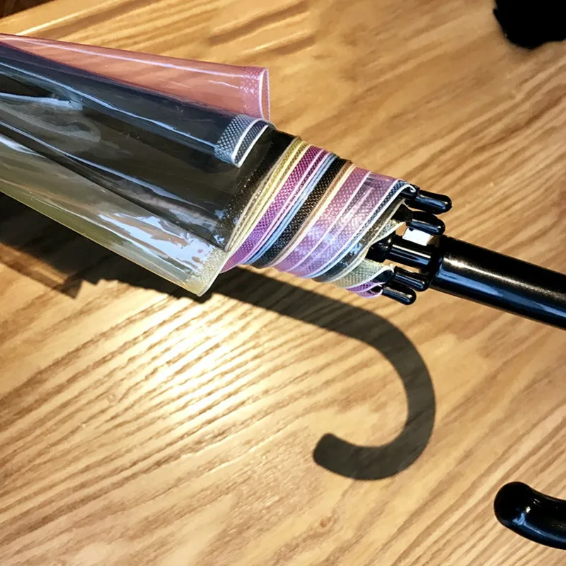 Эва (этиленвинилацетат) ложки с длинной ручкой прозрачный зонт красочные пузырь