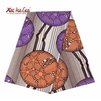 free shipping african wax veritable real wax fabric xiaohuagua polyester sewing dress material 6yardsone pieces fp6338
