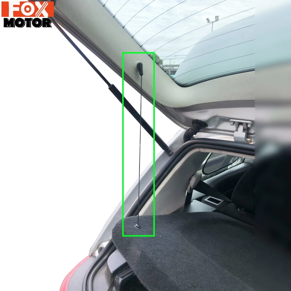 Пара для Ford Focus 2 хэтчбек MK2 2004 2011 задняя полка упаковки багаж внутренняя крышка