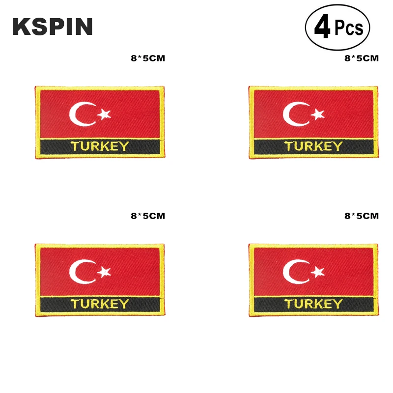Того Shiled форма флаг нашивки с национальным флагом для одежды DIY украшения PT0051