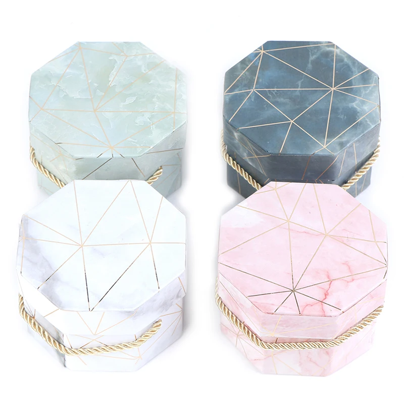 

Irregular Shape Gift Boxes Printed Pattern Decoratice Packing Flowers Boxes