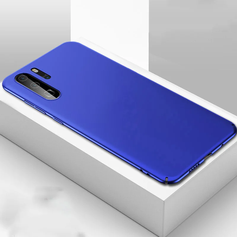 Ультратонкий металлический матовый PC чехол для телефона с Бэтменом для huawei P30 P20 Honor V20 V10 10 9 Lite Pro Nova чехол с магнитной защитой - Цвет: Blue