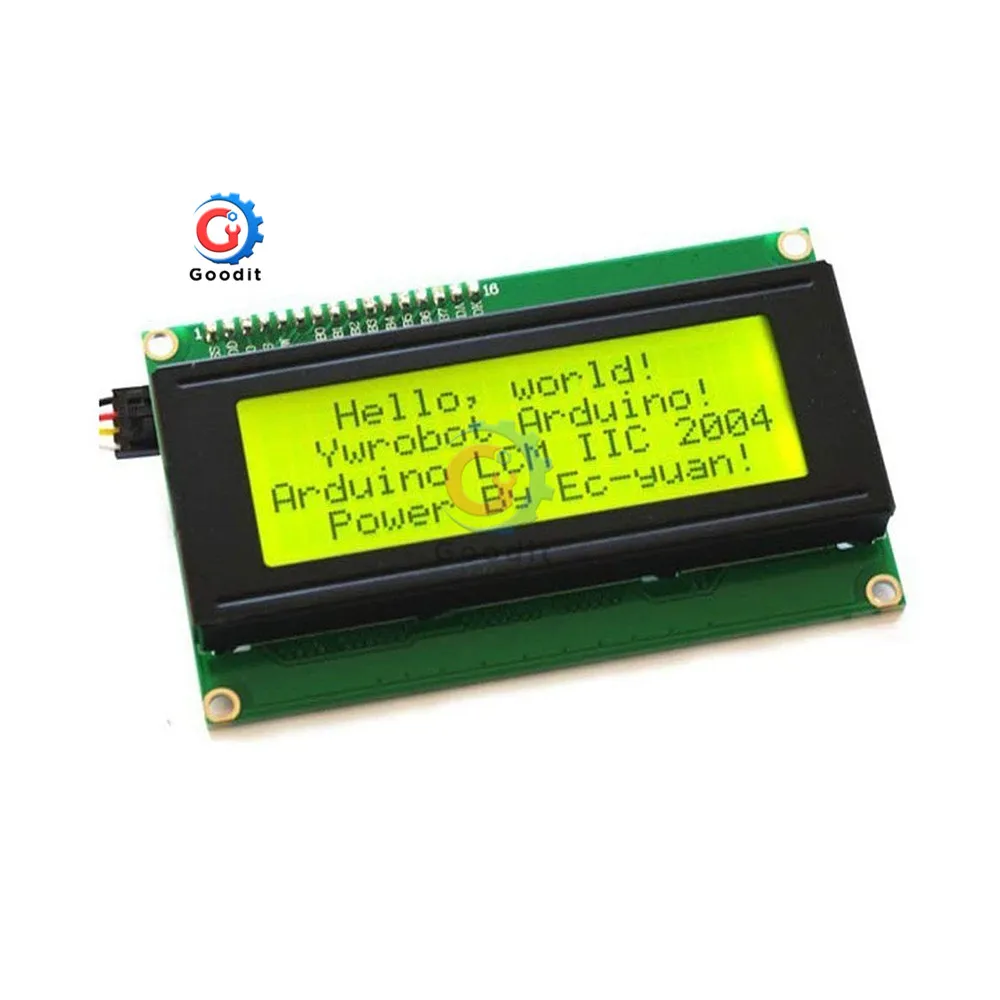

DC 5V 1602 16x2 LCD Display Module HD44780 Drive Yellow or Blue Screen IIC Adapter for SPI or Paraller 51 STM MCU Project