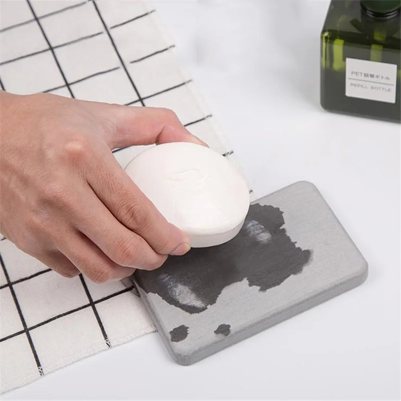 Простой мыльный коврик быстросохнущее мыло диатомит водопоглощение