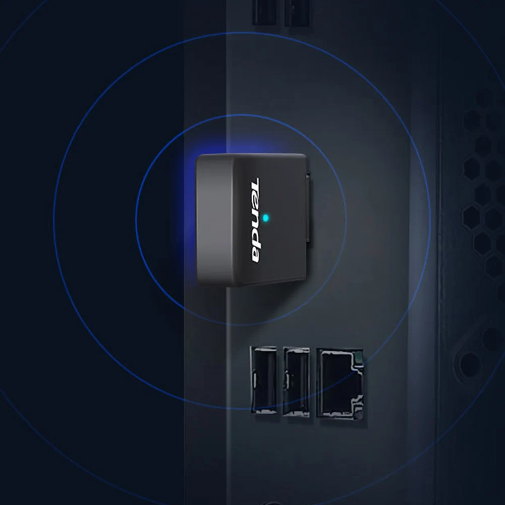 

Tenda U9 2.4GHz/5GHz 650Mbps Wireless USB Adapter Dual Band WiFi Ethernet Network Card Receiver for Desktop Laptop