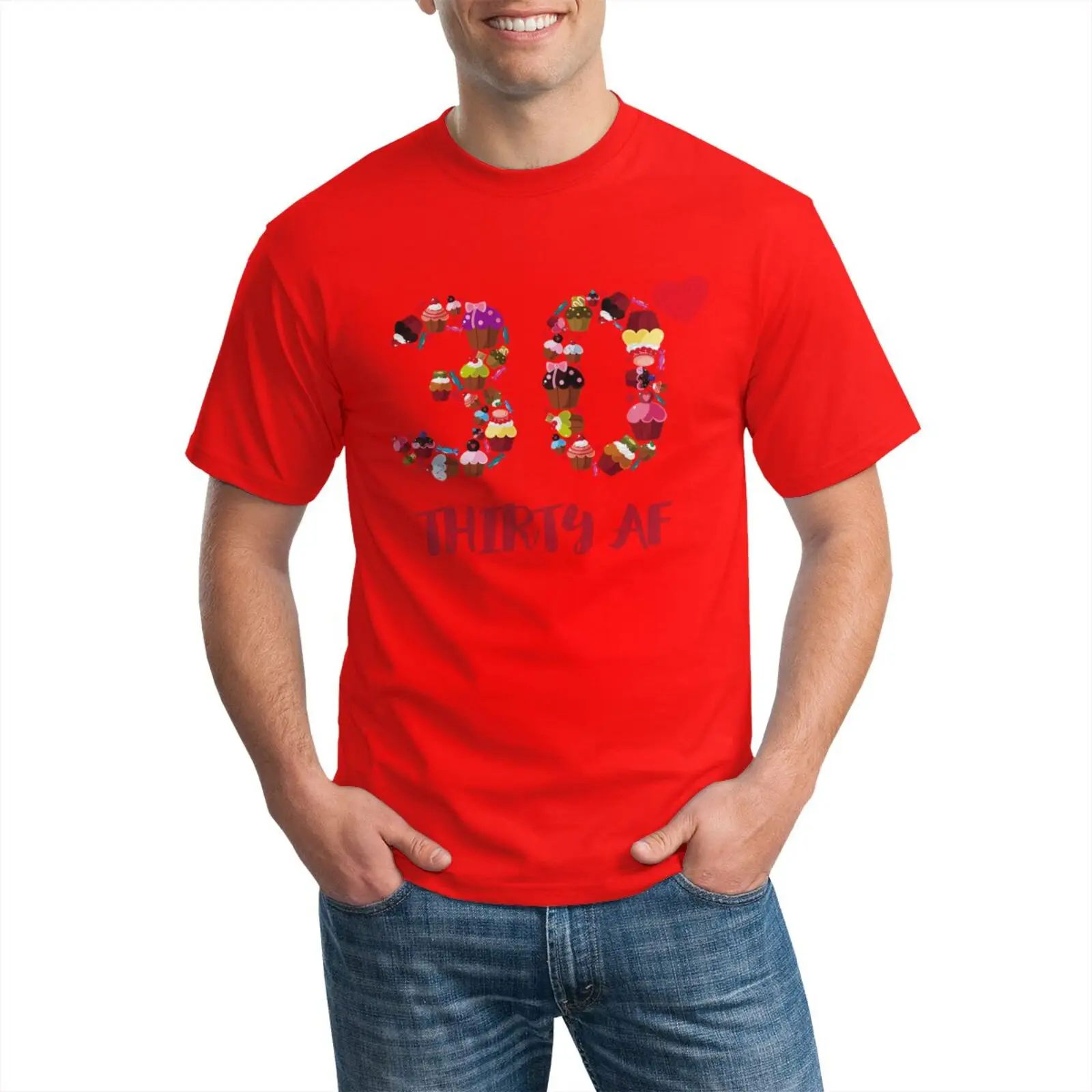 

Men's tshirts 30th year Printing Cotton Soft Breathable Mens t shirts Top Casual Fashion Outdoors Camping Fishing Fitness Tees