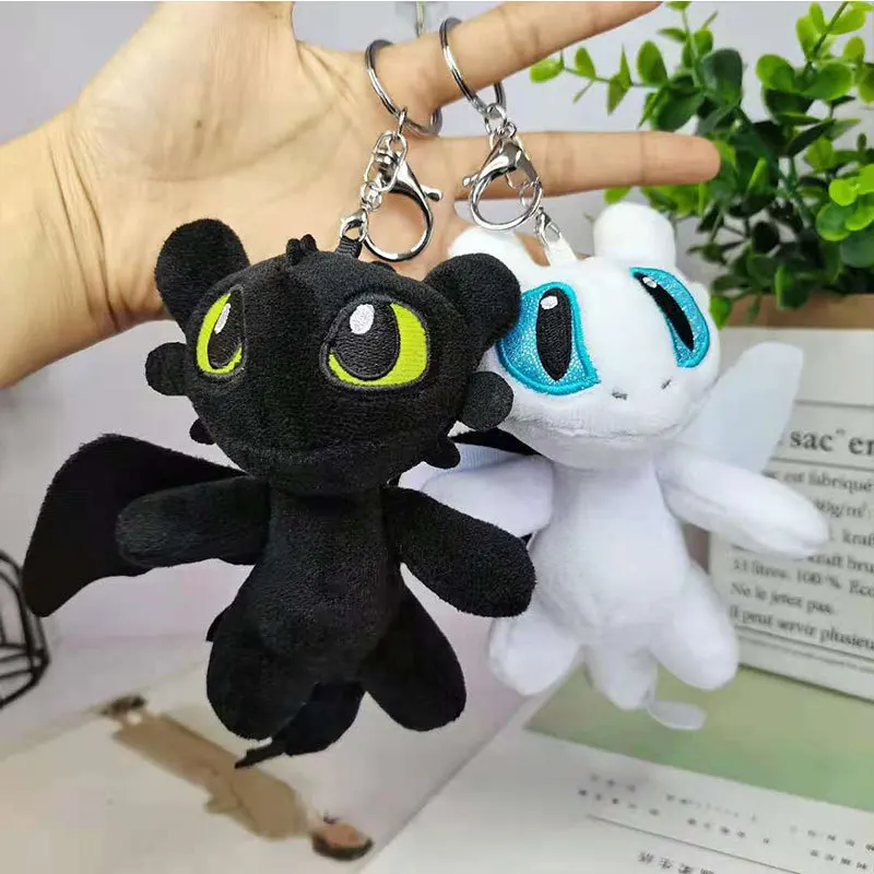 

Creative Cute Night Evil Little Flying Dragon Key Chain Pendants Kawaii Cat Plush Toys Bag Cartoon Doll Stuffed Toy For Children