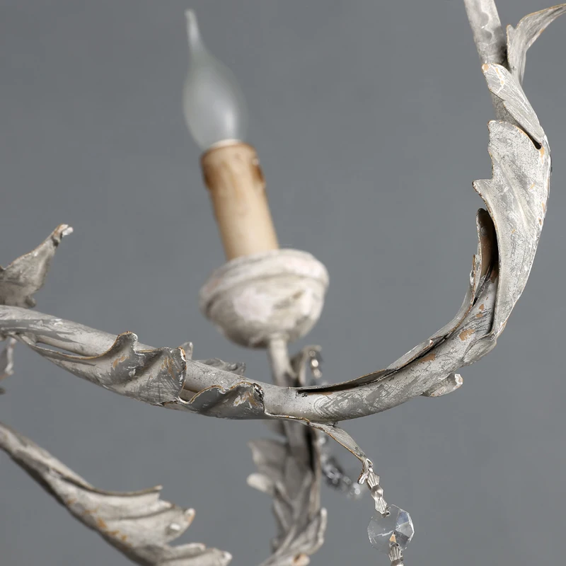 Винтажные деревянные люстры с кристаллами K9 потолочные светильники для спальни