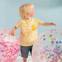 10pcs sequin transparent latex balloon inflatable balloon party balloon toy