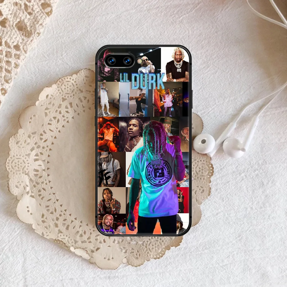 

rap Lil Durk Phone Case Cover Hull For honor 7a 8 8s 8a 8x 9 9x 10 20 i Lite Pro black Cell 3D Prime Trend Shell Soft Bumper