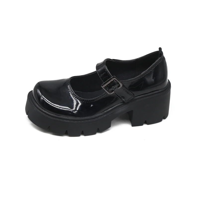 

African Woman Shoe Beige High Heels Chunky Sandals 2021 Mary Jane Shallow Mouth Round Toe Branded Pumps Burgundy 12cm Leather Ca