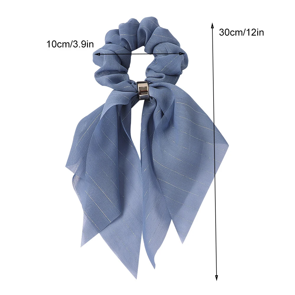 Однотонные корейские шифоновые резинки для волос 1 шт. резинка женщин и девушек