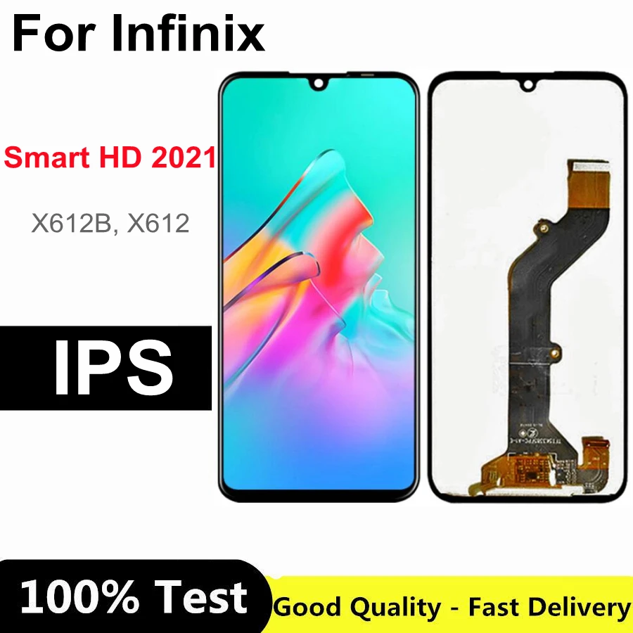 

6.1" For Infinix Smart HD 2021 X612 X612B LCD Display Touch Screen Digitizer Complete Assembly Replacement