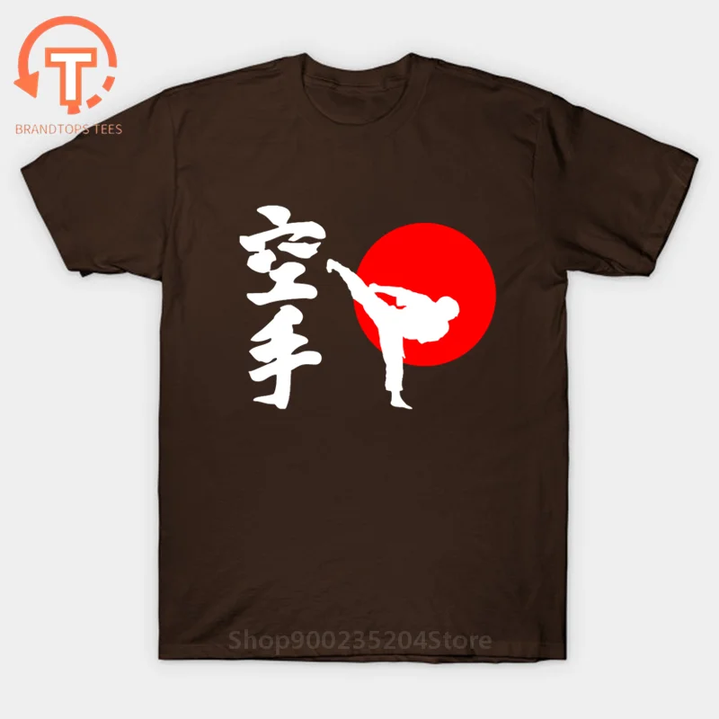 Японские футболки Shotokan Kyokushinkai Kan Kyokushin Karate мужские повседневные хлопковые топы с