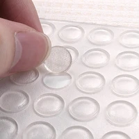 silicone wall protector damper door handle bumper guard stopp rubber round door crash pad anti slip sticker