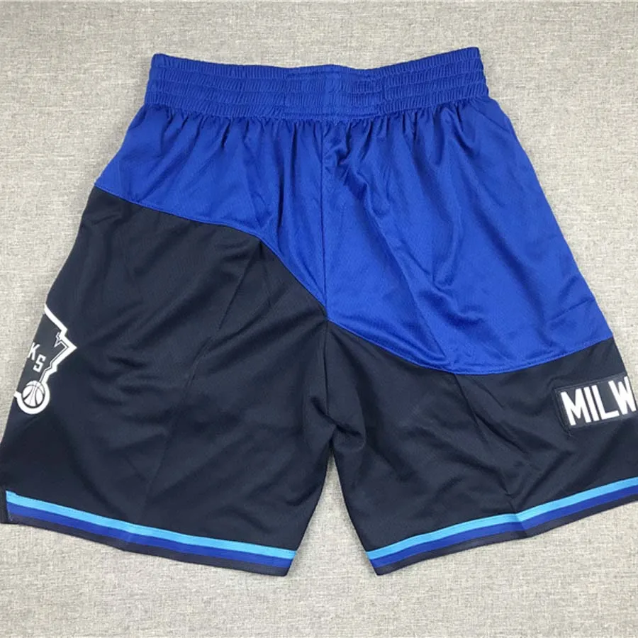

Mens America Basketball Milwaukee Short Elastic Waistband Jersey