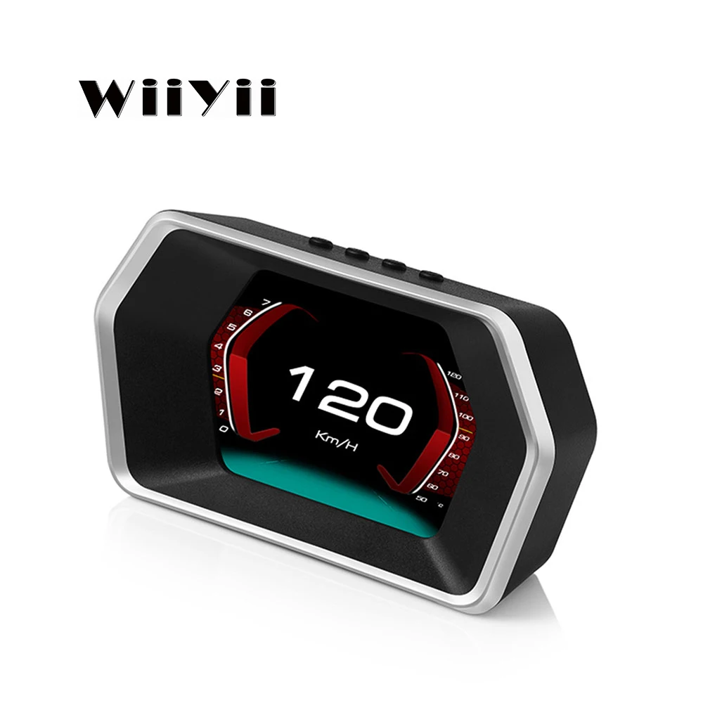 2020 New External speedometer Tachometer P17 Head-up display HUD OBD Digital cutting-edge LCD model