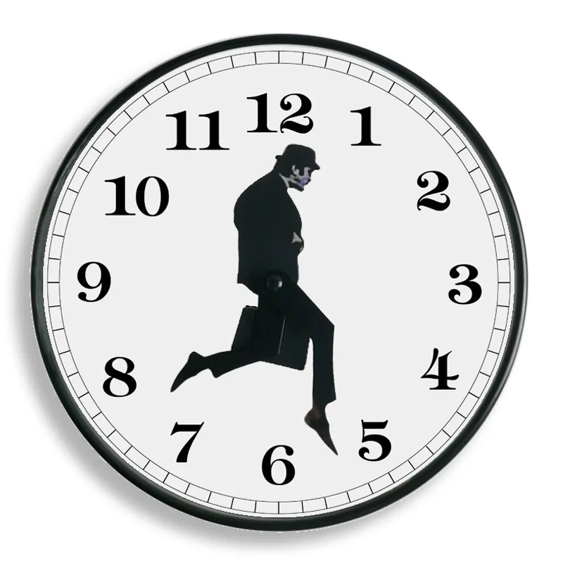 

Настенные часы в британском стиле комедии министерство глупых прогулок комик новинка часы забавные прогулочные бесшумные бесшумные часы д...