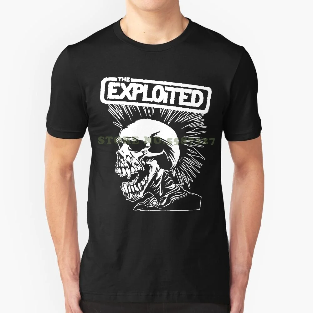 

Модная повседневная мужская футболка с графическим принтом черепа из 100% хлопка