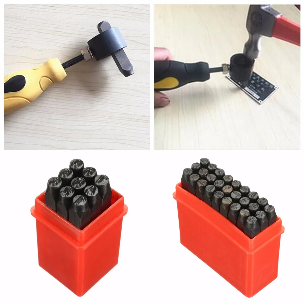 36 шт. штампы набор штампов с буквами и цифрами алфавита инструмент для штамповки